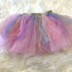 Mon Ami Rainbow tulle glitter tutu size 1-2T